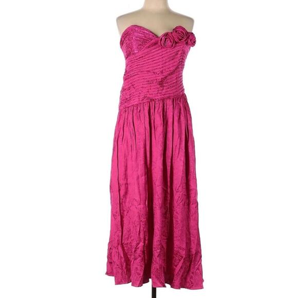 NWT Free People Make An Entrance Size 10 Pink Rose Dress - Picture 2 of 9